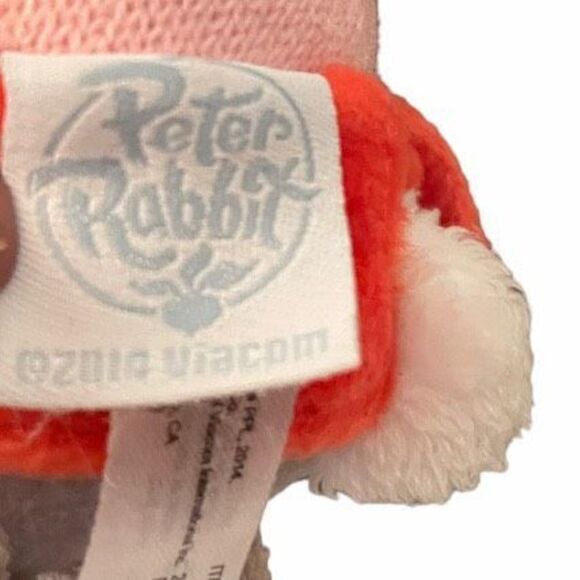 INFANTINO Peter Rabbit Lily Bobtail Bunny Rabbit Chime Plush Baby Teething Toy C - Picture 9 of 14